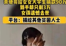 男子网络捐款90万元 病人却收到叁万元（网络援助）