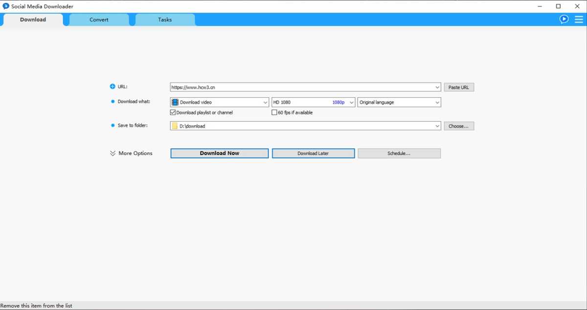 Social Media Downloader v8.1.0 便携版|多平台资源下载工具