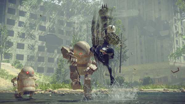 《尼尔:机械纪元(NieR:Automata)》v6.5 年度版 完美汉化+全DLC+修改器+原声原画集 免安装硬盘版